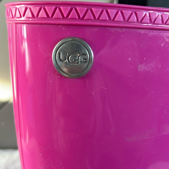 Ugg Rain boots sz 8 - Hot pink - Picture 2 of 7